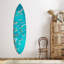 Together Aqua Decorative Acrylic Surfboard by Oliver Gal