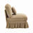 Armless Sofa Chenille W/1 Pillow-1128866275