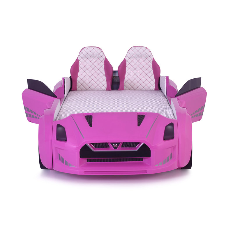 Lit simple Aareon par Zoomie Kids, Rose