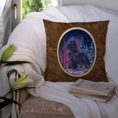 Coussin décoratif intérieur / extérieur Starry Night Briard