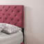 Lit simple en velours cerise Modena-83537957-83537962