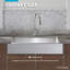 Ludington 34'' L Stainless Steel Single Basin Kitchen Sink