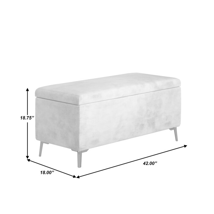 Accentrics by Pulaski Velvet Upholstered Storage Bench & Reviews | Wayfair