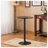 Adjustable Height Bar Table And 2 Chrome Adjustable Swivel Stools Set-1560703824-1560703831-1574702951