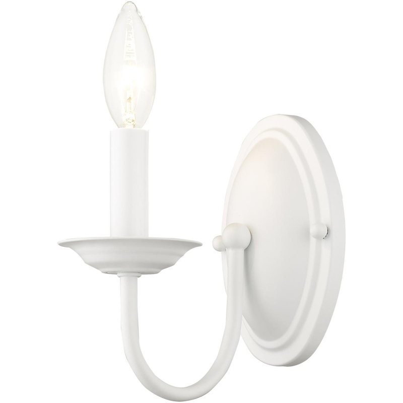 Kath Flush Mounted Sconce, White