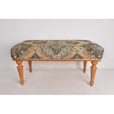 Banc à motif ethnique, banc repose-pieds, banc rembourré, banc à tapis turc, banc Kilim, banc de décoration intérieure, banc fabriqué à la main, banc de chambre à coucher