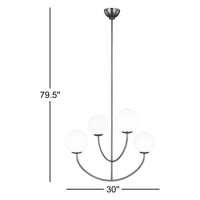 Galassia 4 - Light Chandelier, Midnight Black