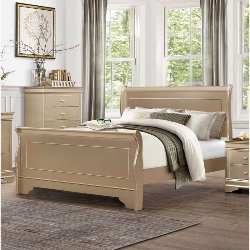 Sleigh Bed, King