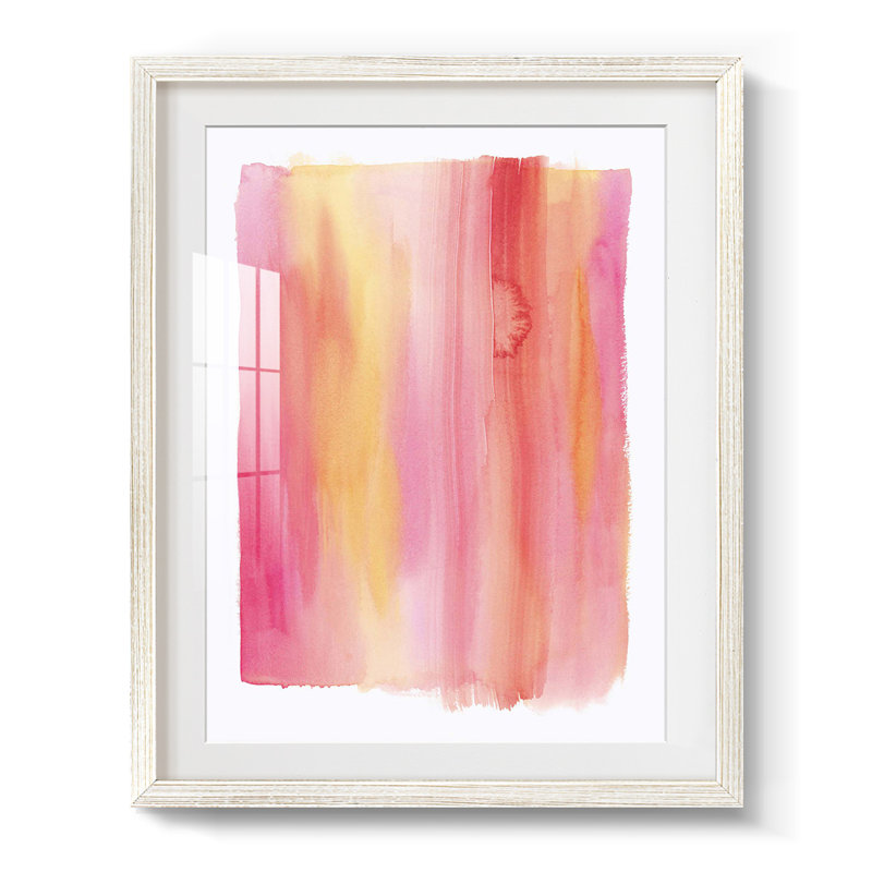 Summer Sherbet Wash I - Imprimé encadré