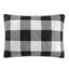 Ensemble de courtepointe en microfibre noir / blanc 3 pièces-65981355