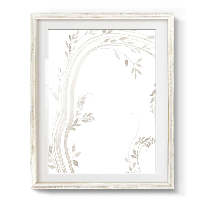 Light Vines I - Impression encadrée, H 28,5 po x l 20,5 po, Blanc