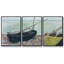 "Bateaux sur la plage", 1885, peinture sur toile 3 pièces-829140021-829140022