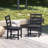 HDPE All-Weather Patio Dining Chair-2092434717