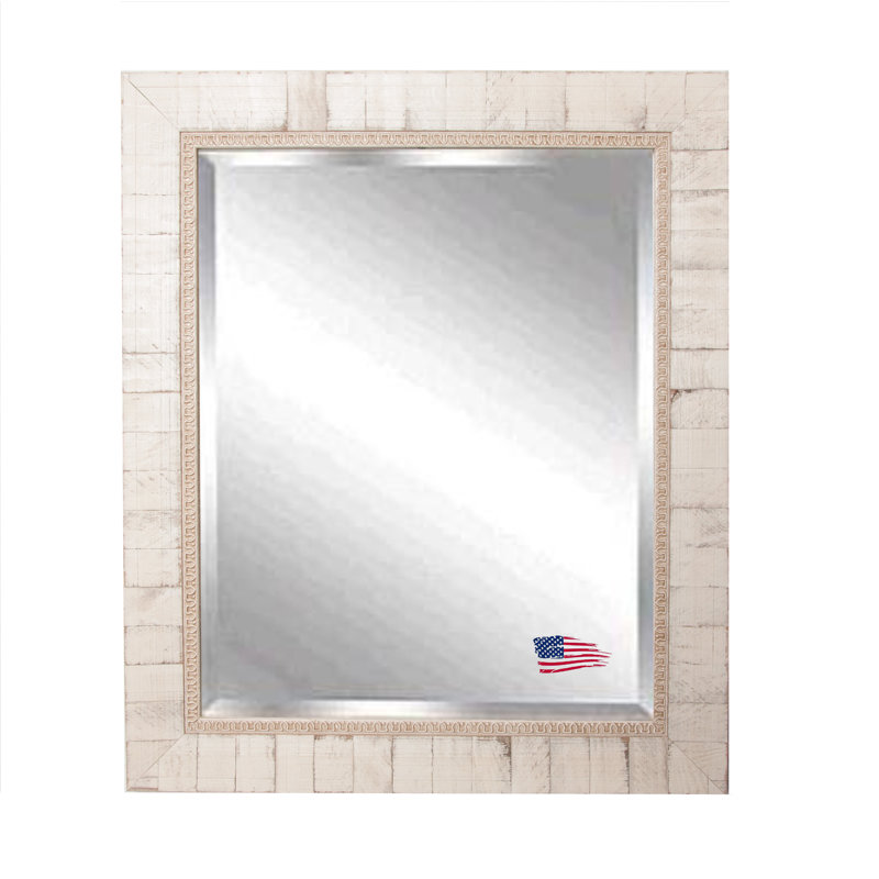 Miroir mural Benito, Ivoire, H 35,5 po x l 41,5 po