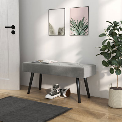 Lameer Polyester Upholstered Bench