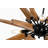 6 - Light Wood Sputnik Sphere Chandelier 26.4 Inch-1222893654