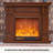 American-style heating simulated flame electric fireplace-776092978-776092989