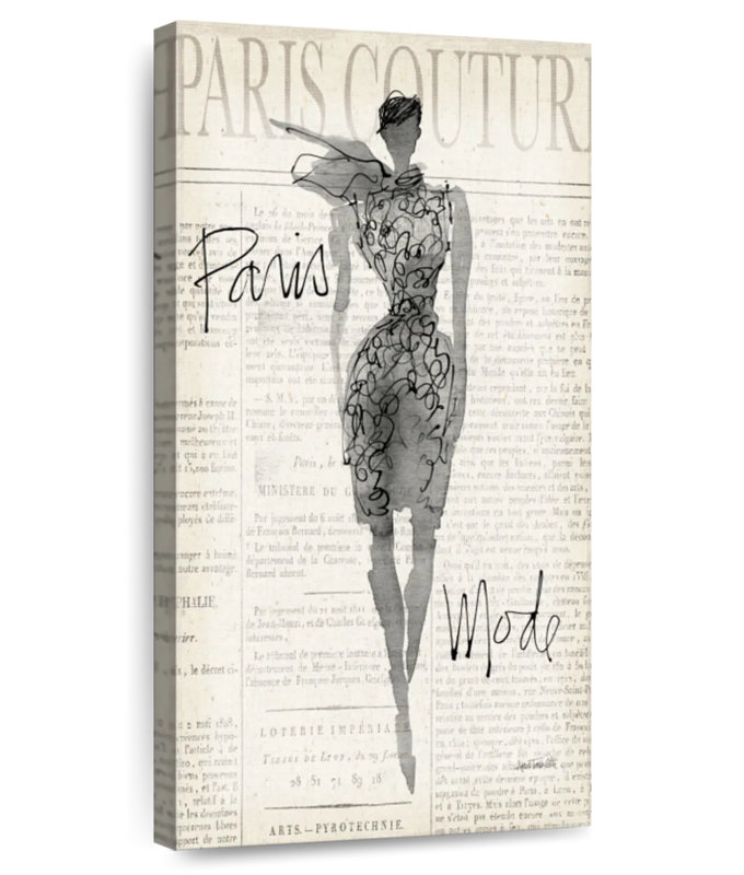 Carnet de croquis de mode I, H 48 po x l 24 po