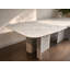 Livorno 102.5" Rectangular Dining Table with real Marble
