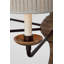 Suzanna Chandelier in Vintage Oak and Aged Iron with Natural Linen Flat Pleated Shades-721278377