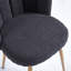 Chaise de salle à manger Defreitas avec pieds et coussins en fer-802090189