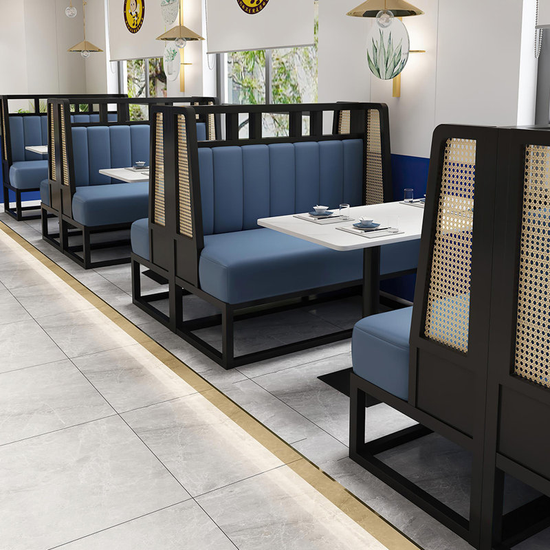 Banc rembourré en similicuir Bar