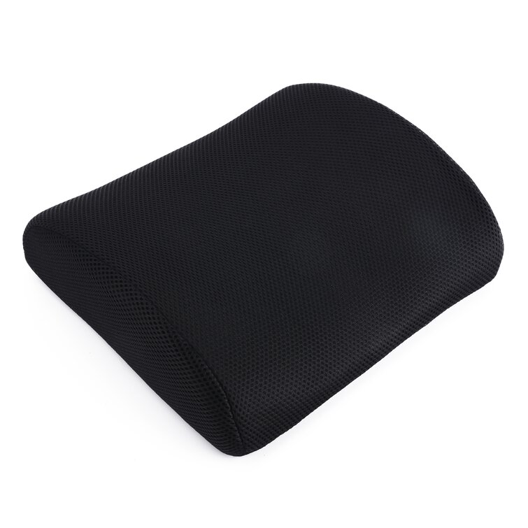 Car Lumbar Neck Pillow 100% Memory Foam Material Lumbar Support