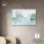 «Mirrored Aqua Dream I», art mural bleu sarcelle par -814925511-814925563