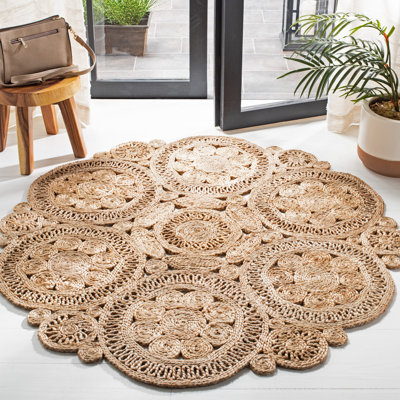 Handmade Flatweave Jute/Sisal Natural Area Rug