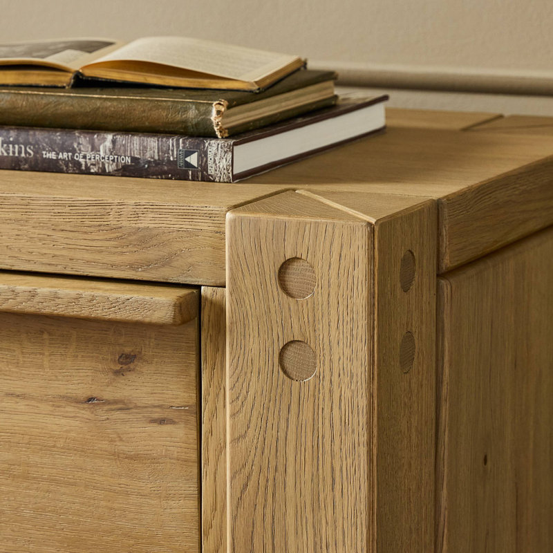 Emmer 6 Drawer Dresser-Aged Smoked Oak