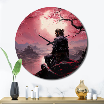 Horloge murale Asian Art Samurais Resolve VII