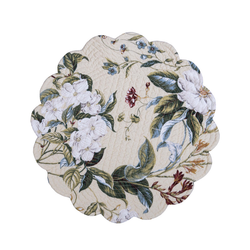 Ensemble de 6 napperons de courtepointe Garden Images