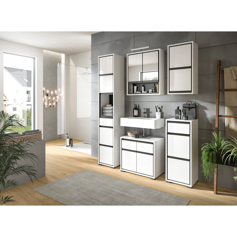 Pilypas Particle Board Wall Bathroom Cabinet
