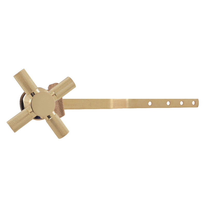 Levier de réservoir de toilette à fixation frontale Kingston Brass, Laiton poli