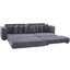 Canapé modulaire en L 110,75 po, canapé modulaire en velours côtelé, avec repose-pieds mobile, porte-gobelets, 8 coussins décoratifs, poche latérale, déplier dans un lit-1844824479