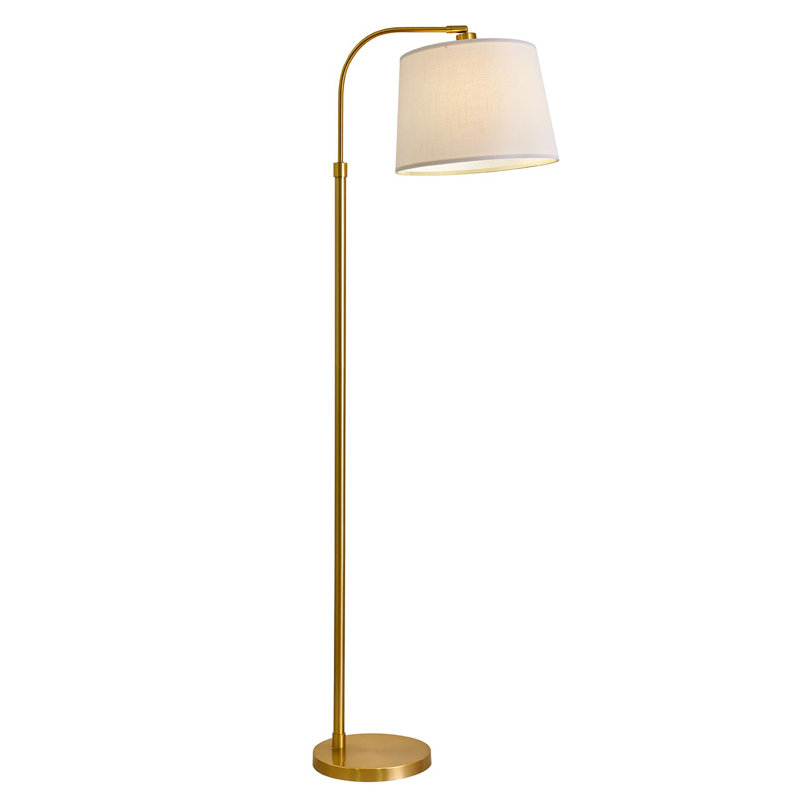 Kutsal 62.01'' Black Arched Floor Lamp