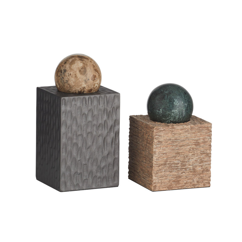 Greenville Sculptures, Set Of 2