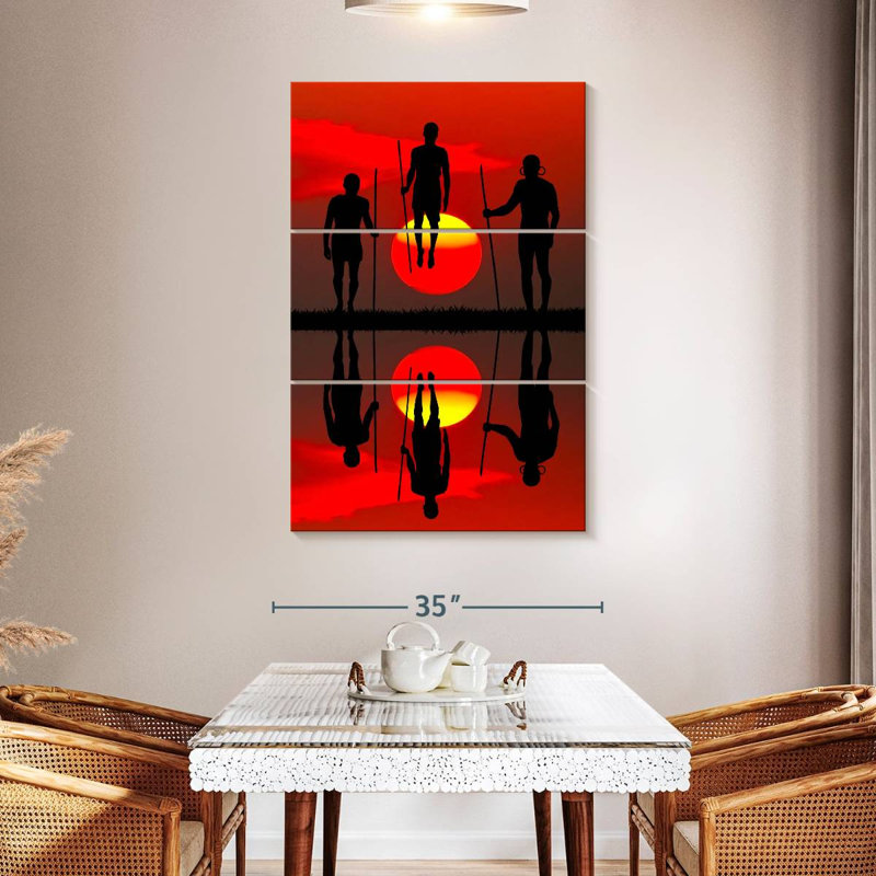 Leisha Maasai Traditional Ritual, 50" H x 32" W