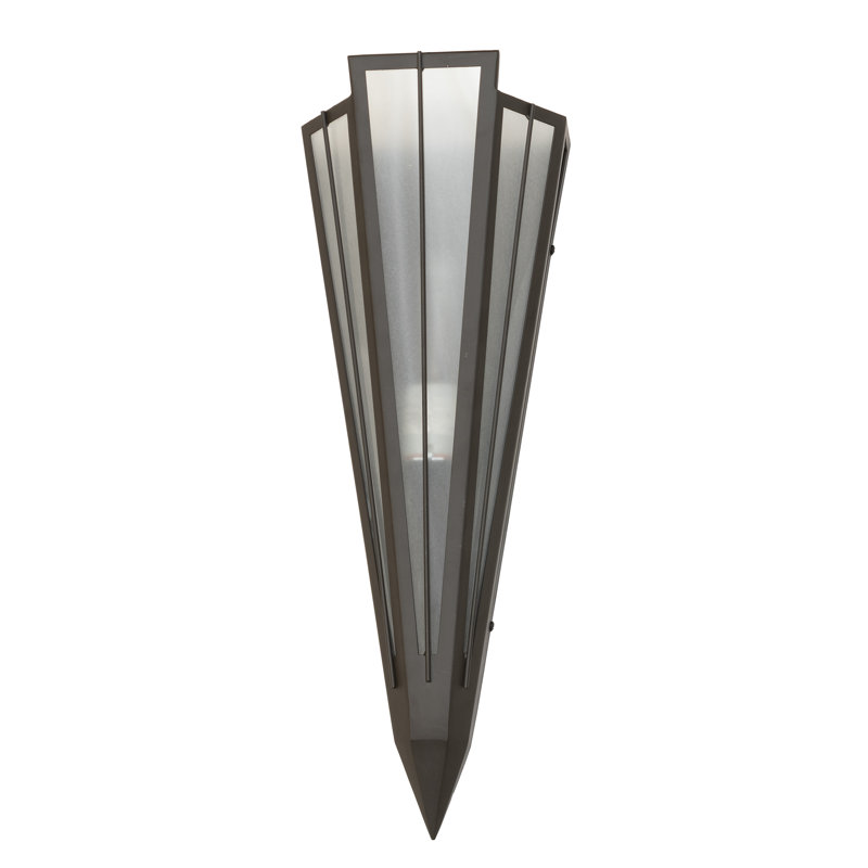 1 - Light Flush Mounted Sconce, Oil Rubbed Bronze, Gray, Idalight