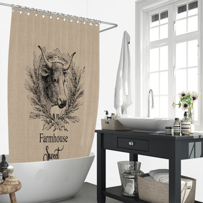Rideau de douche simple