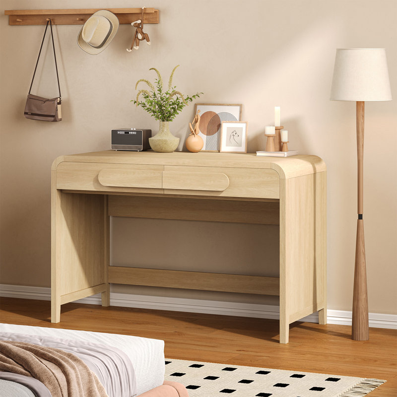 Bureau d'ordinateur, Brun