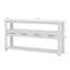 Table d'appoint moderne avec tiroirs et tablettes ouvertes Modern Console Table-85461765