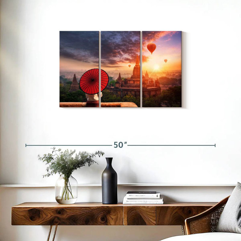 Lilie Bagan Balloon Season, 20" H x 33" W