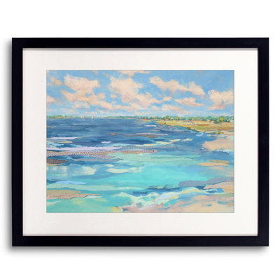 Afternoon on The Harbor Watercolour Painting Print