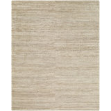 Westbrook Hand Knotted Wool Striped Area Rug in Beige