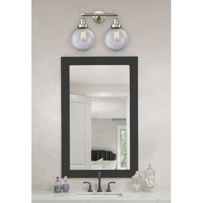 Éclairage pour meuble-lavabo 2 lumières rétro Barrigan