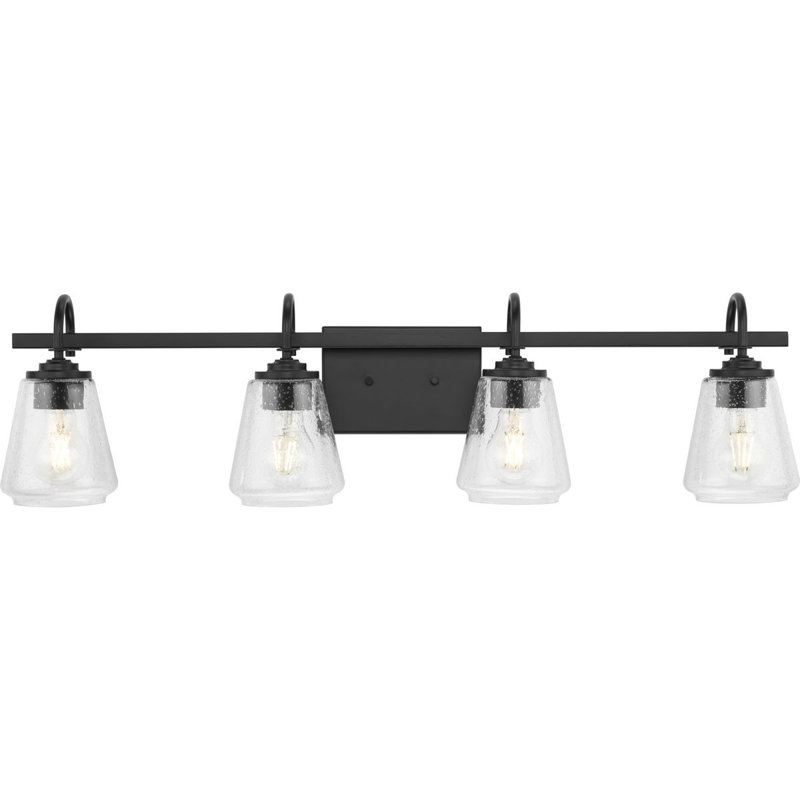 Martenne Dimmable Vanity Light, Matte Black, 4