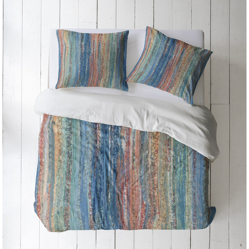 Modern & Contemporary Polyester Duvet Cover, Queen Duvet Cover + 2 Queen Shams