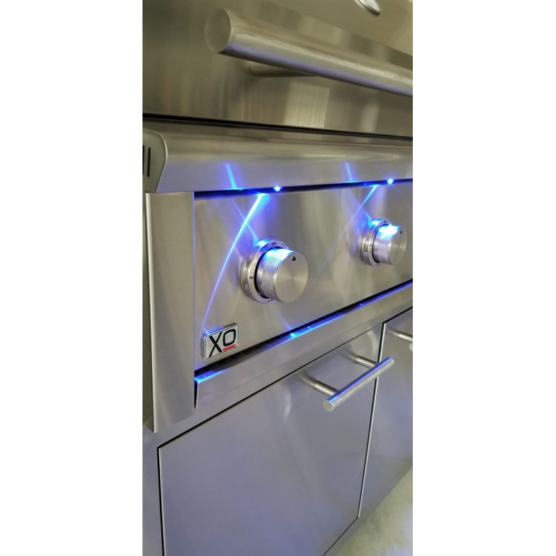 XO Appliance 2-Burner Convertible Gas Grill, Liquid Propane