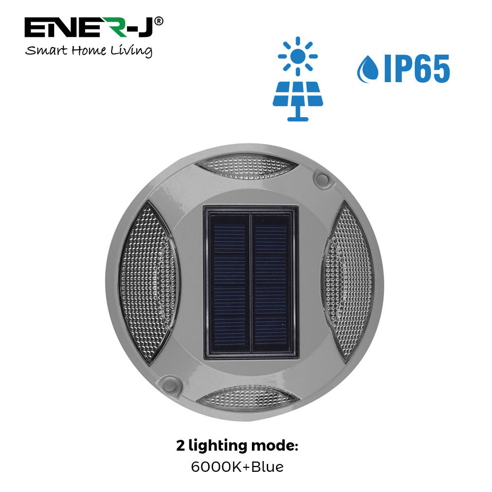 Solar Fence/Step Light CCT (6000K/3000K) PACK OF 2